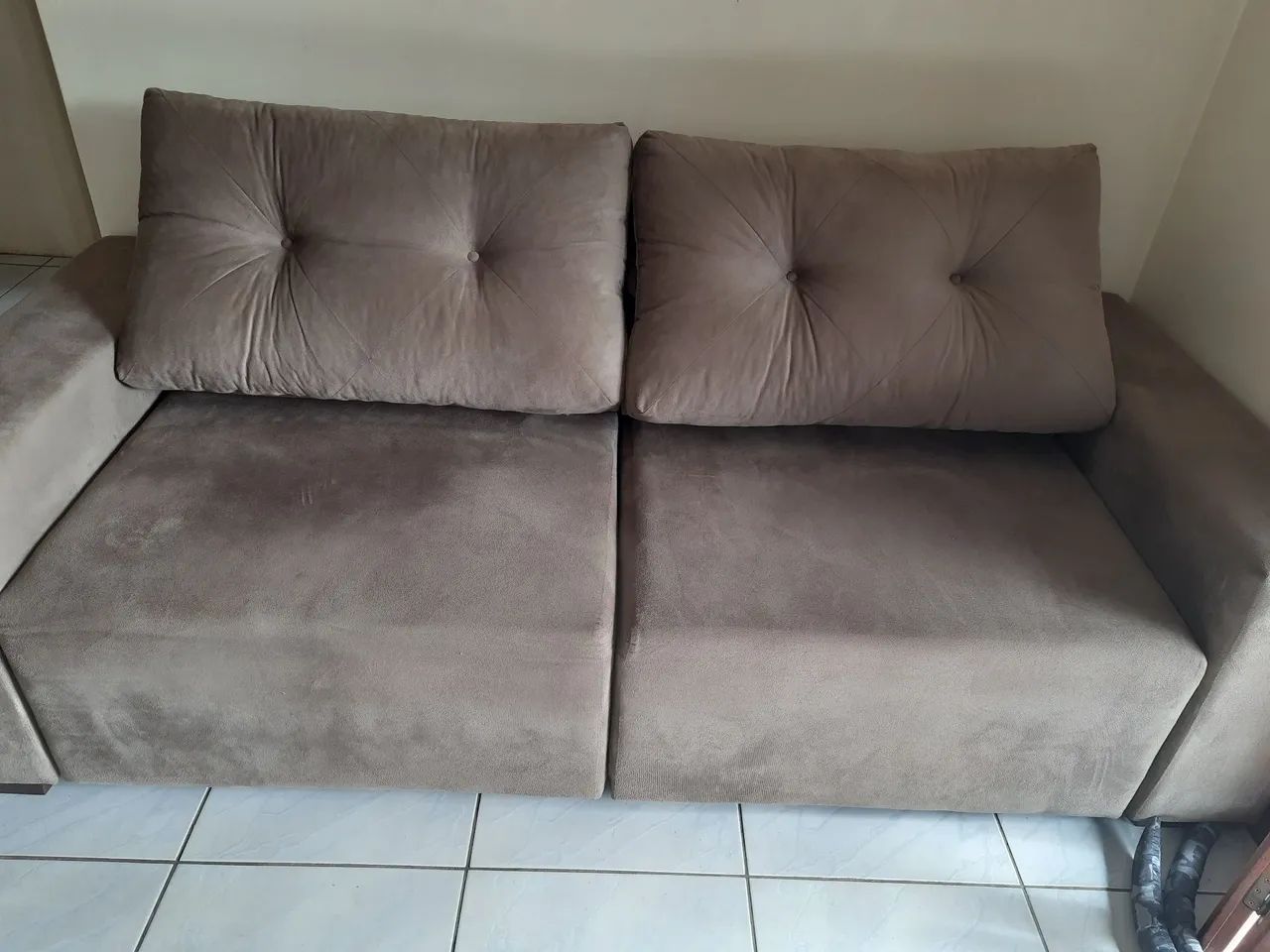 Sofá retrátil 2 lugares