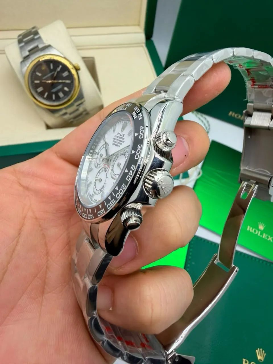 Nova Cor Rolex Daytona Fundo Transparente  - Foto 3