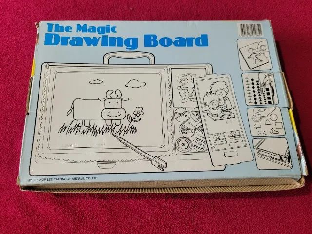 Brinquedo importado ?The  Magic Drawing Boar? Anos 1986 - Foto 2