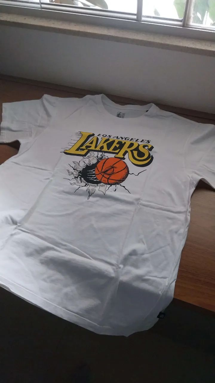 Camisa Lakers algodão NOVA