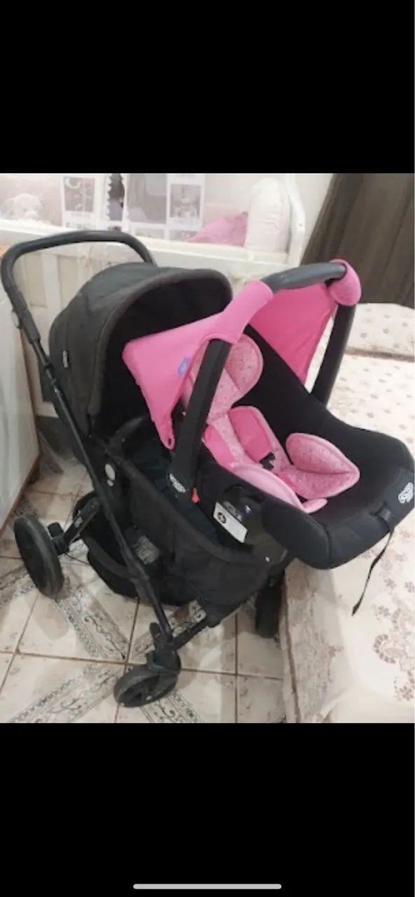 Bebê conforto com carrinho Moisés  - Foto 5