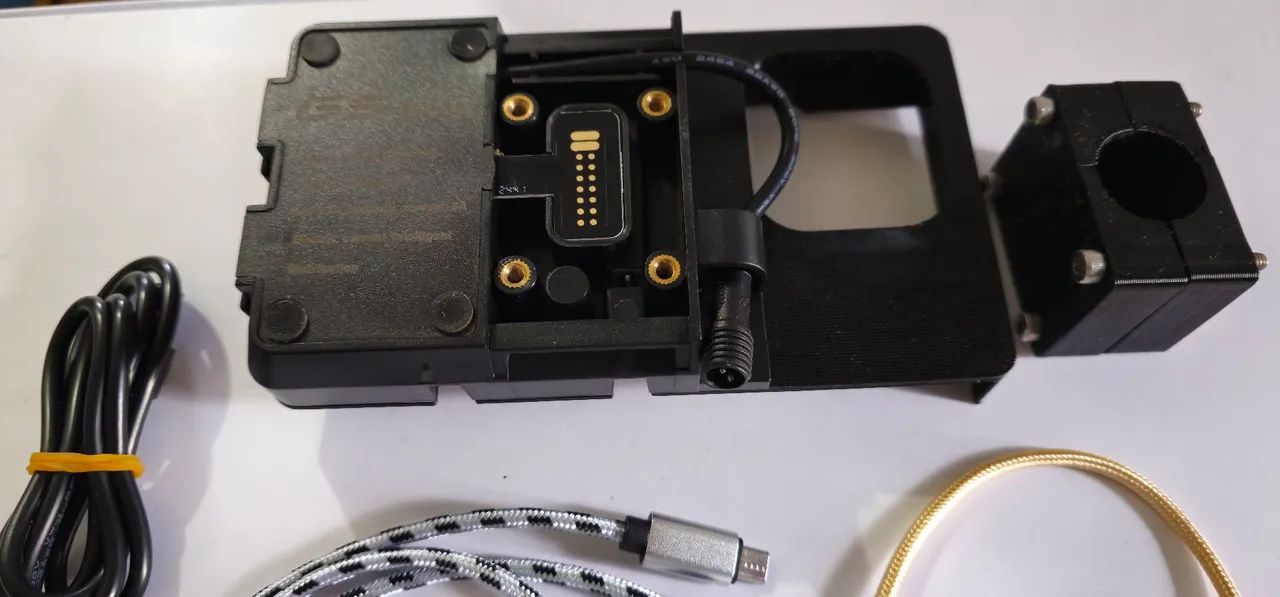 Suporte celular com usb cabos - Foto 3