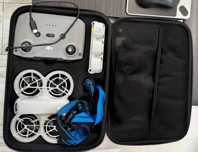  DRONE DJI NEO + CONTROLE + 3 BATERIAS + CASE - Foto 3