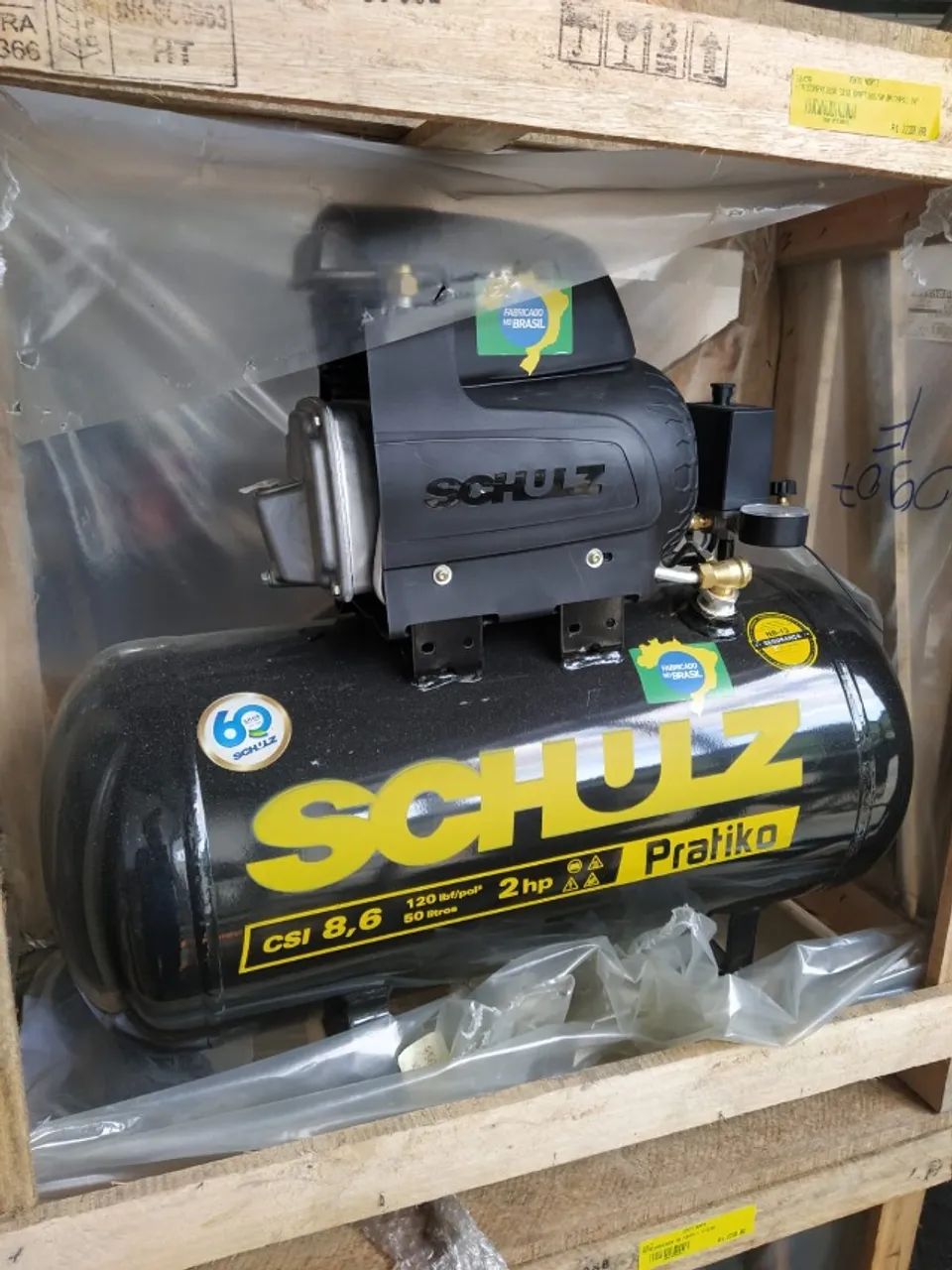 Compressor com rodinha 50L Schulz - Foto 5