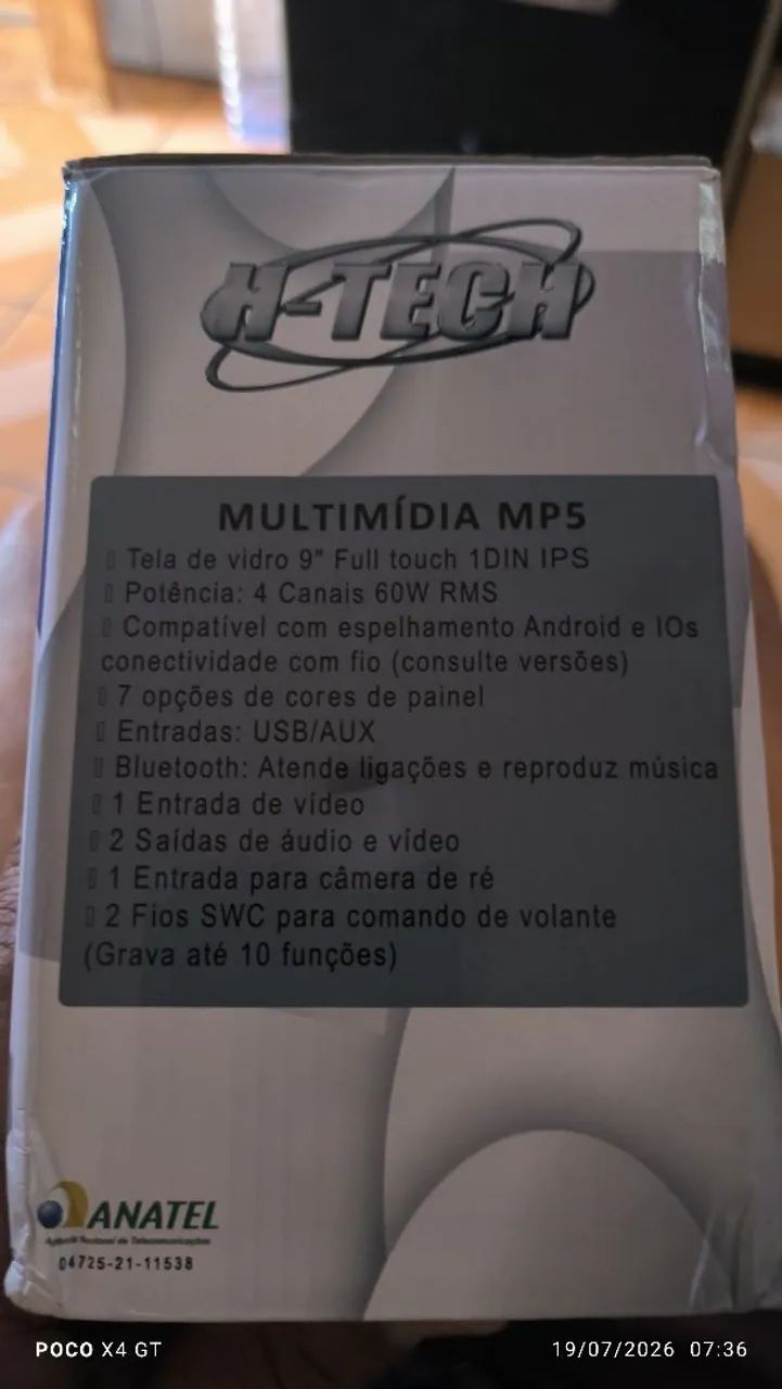 Uma multimídia H-tEGH 9001 G4 9"P