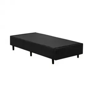 Base Box Solteiro Suede Preto ! - Foto 2