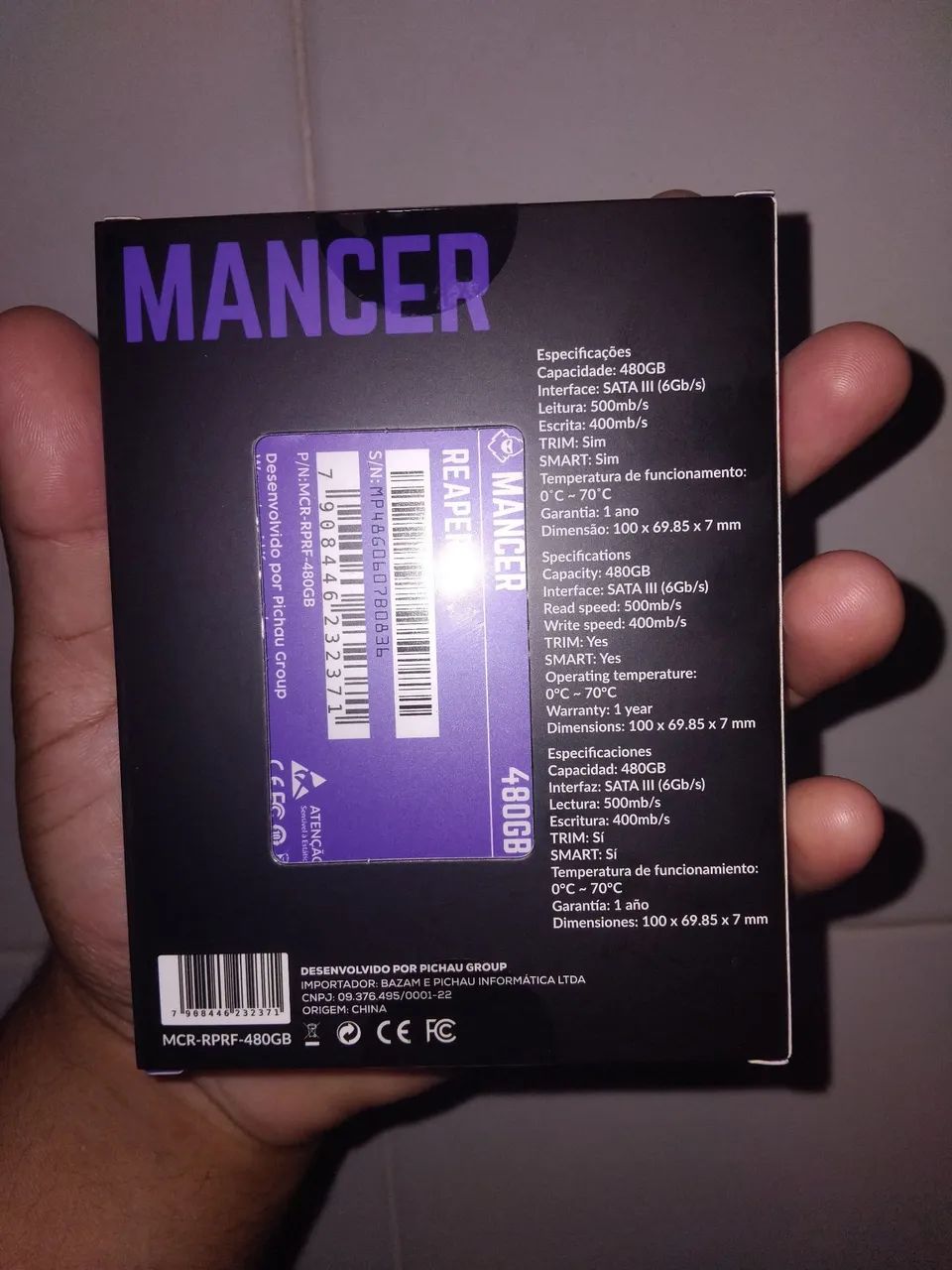 SSD MANCER 480GB LACRADO!  - Foto 2