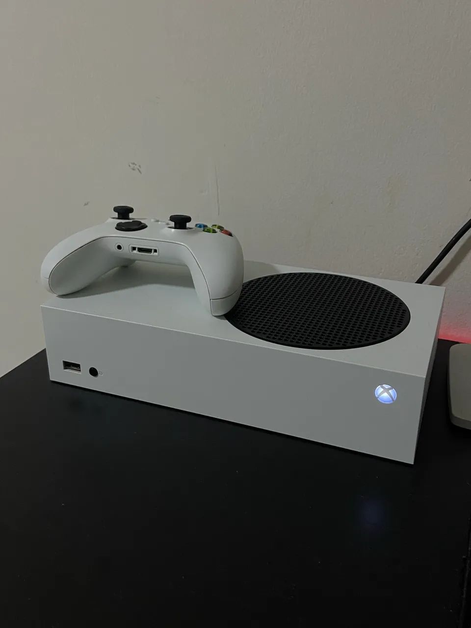 Xbox serie S na caixa