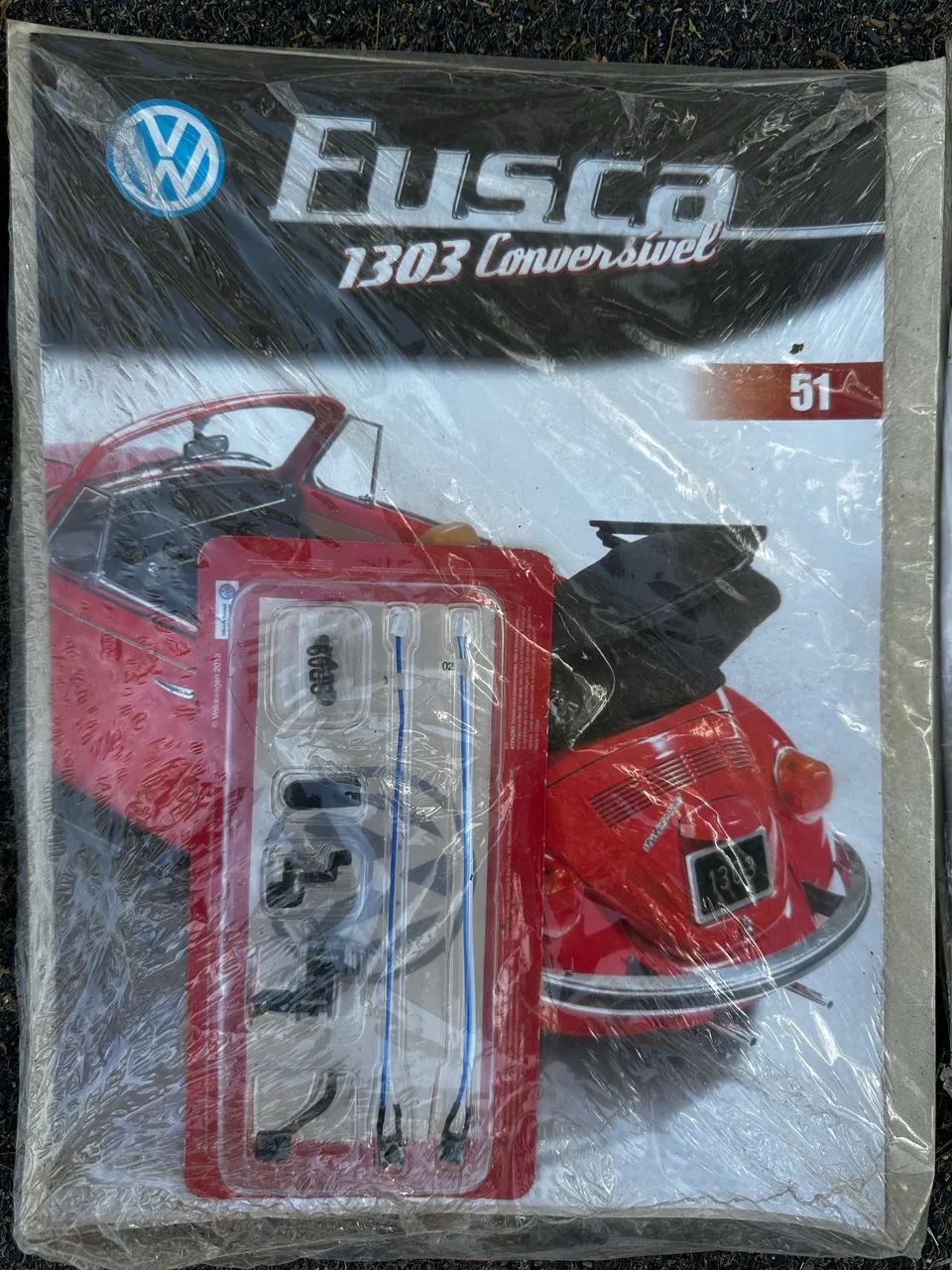 Fascículo Da Coleção Monte Seu Fusca 1303 Conversível número #51