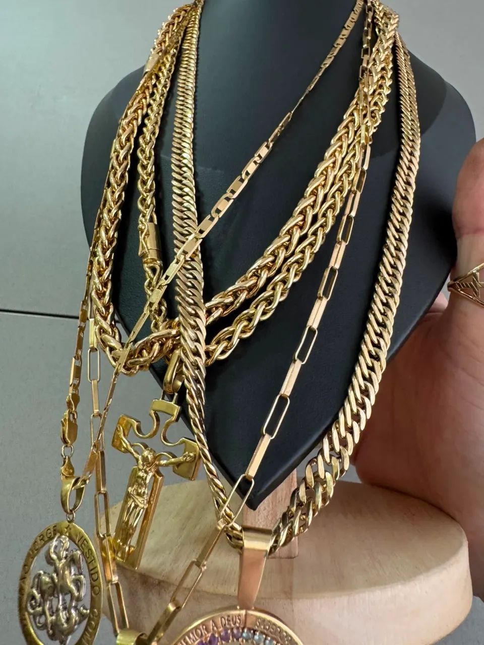 Correntes de ouro 18k procedência garantia eterna - Foto 2