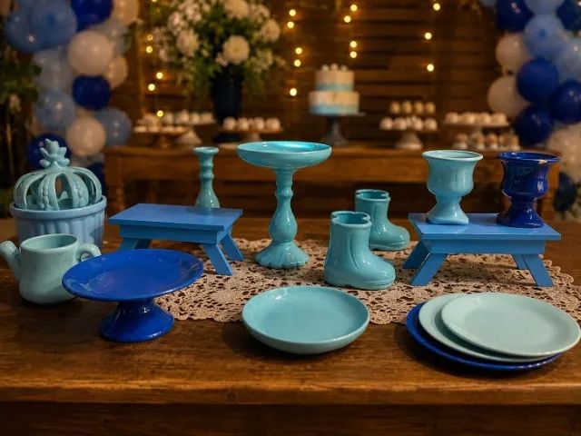 jogo de decoração de mesa de festas e eventos  pegue e monte alugue  - Foto 2