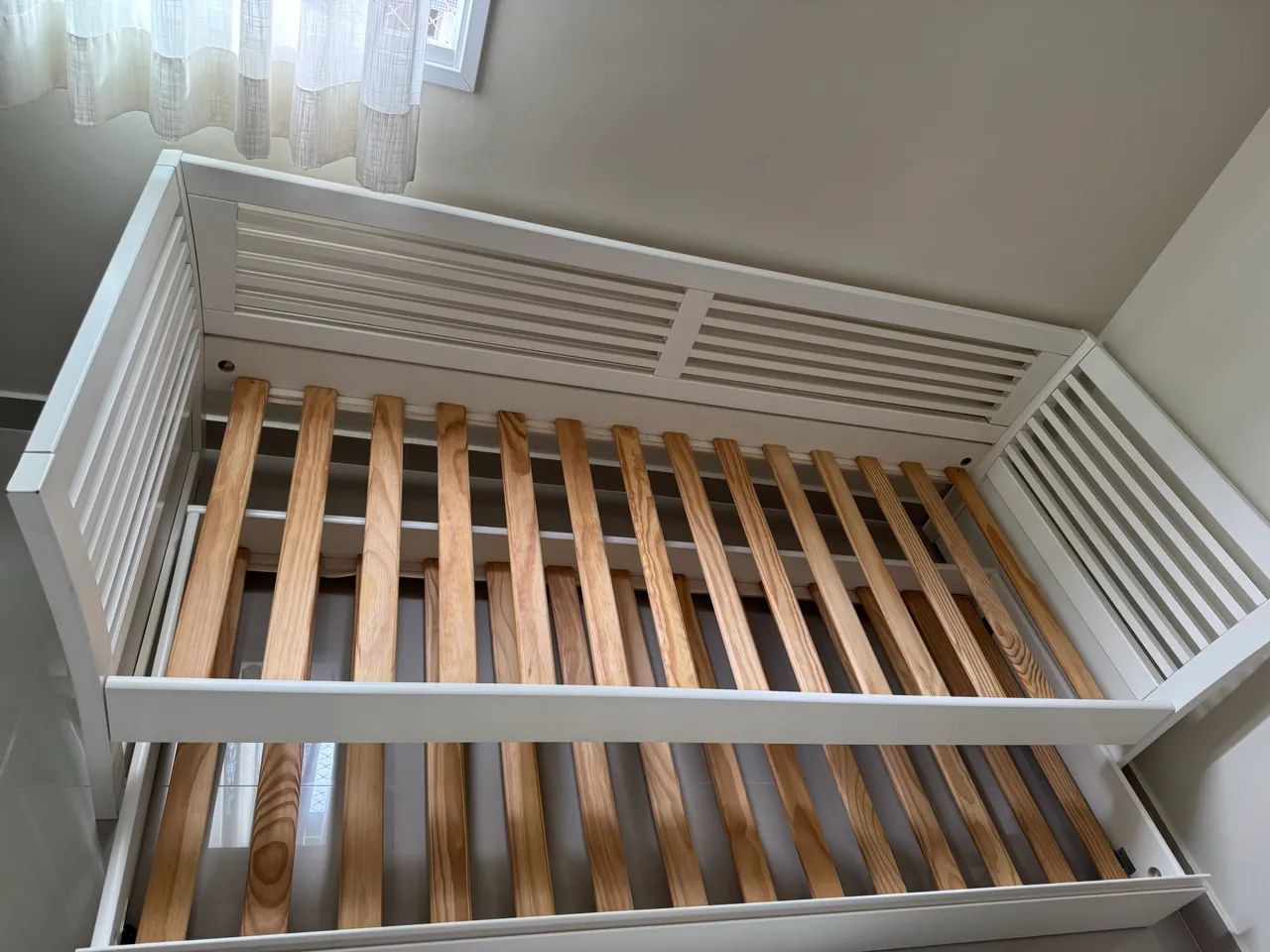 CAMA SOLTEIRO MAIS COLCHÃO MAIS CAMA AUXILIAR 
