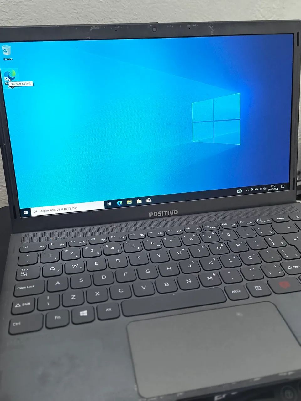Notebook Positivo Cinza