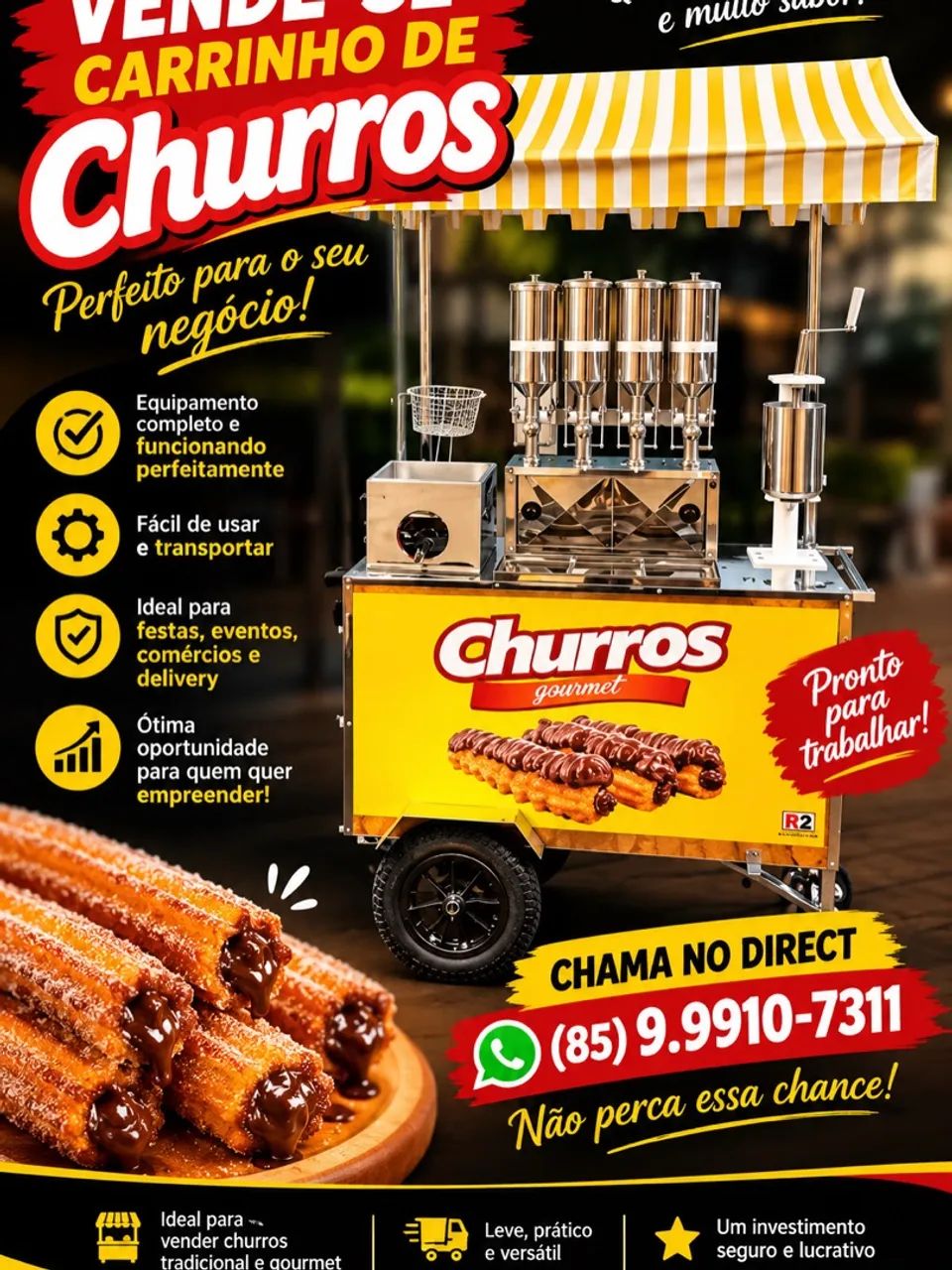 Carrinho de churros  - Foto 2