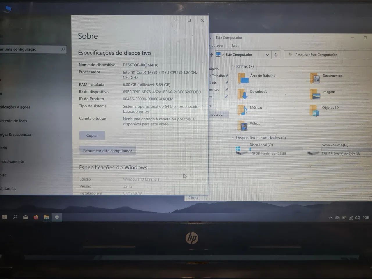 Ultrabook hp core i3 completo  - Foto 3