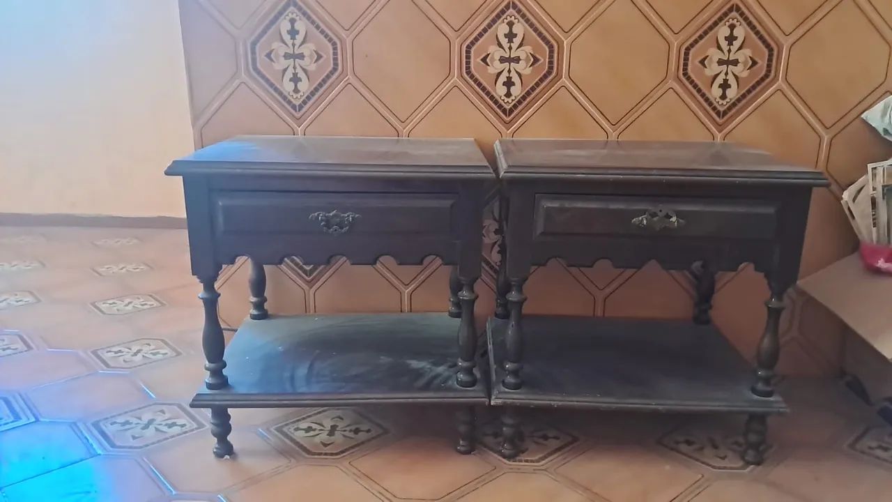 Mesa cabeceira madeira - Foto 2