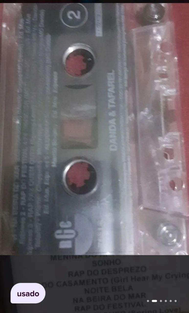 K7 funk Danda e Tafarel funk antigo  - Foto 4