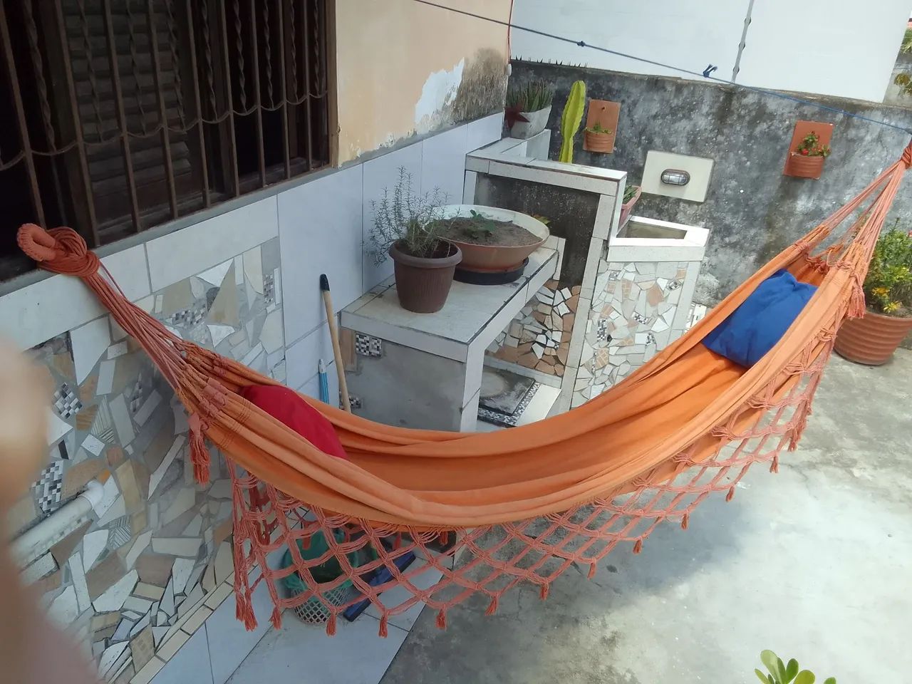 Rede de descanso com duas almofadas  - Foto 4
