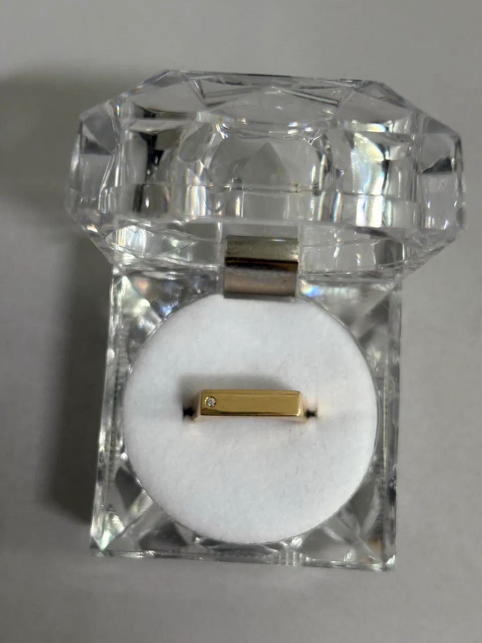 Anel Ouro18k chapinha  - Foto 2