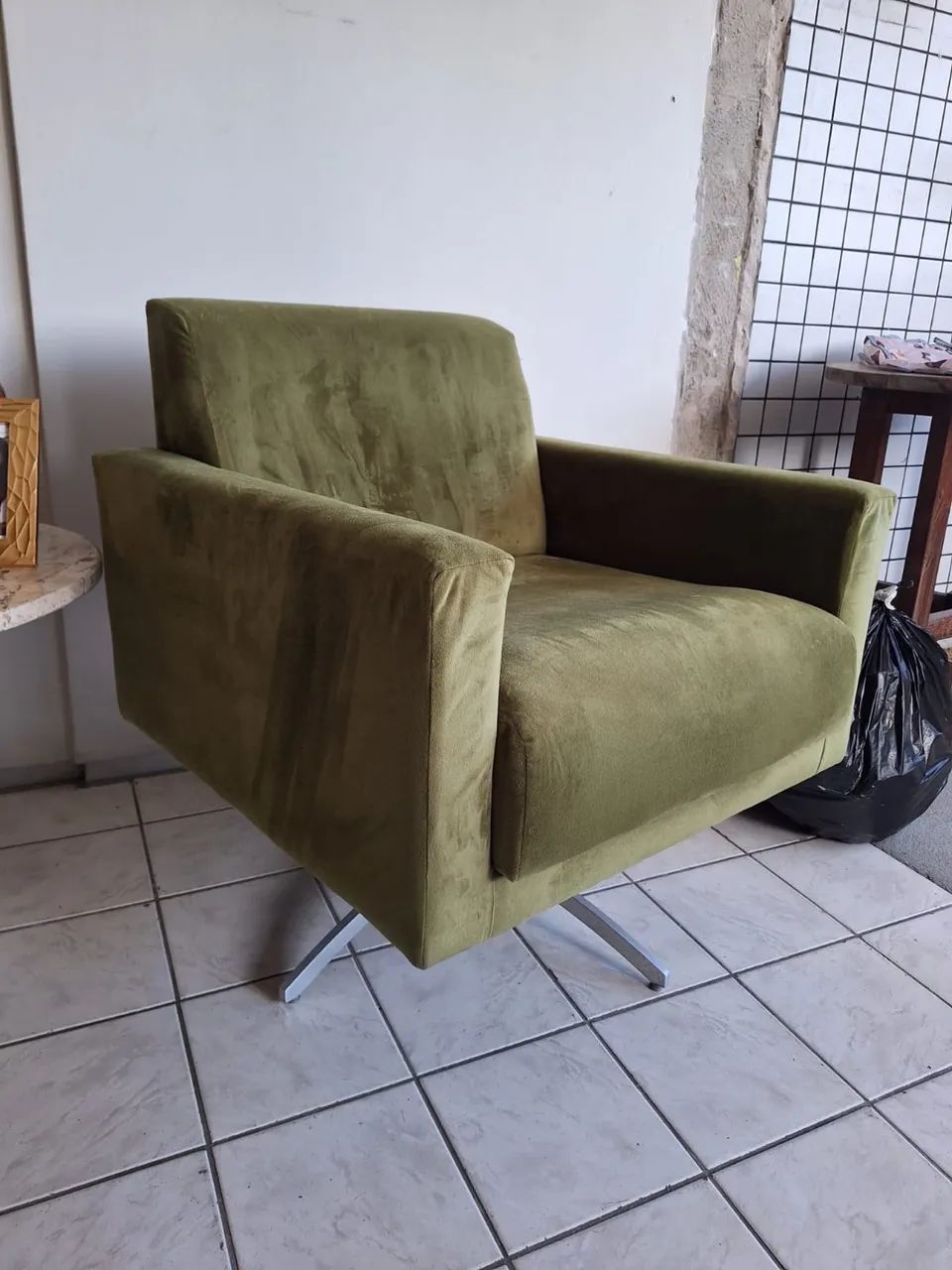 2 Poltronas giratórias em veludo - Foto 3
