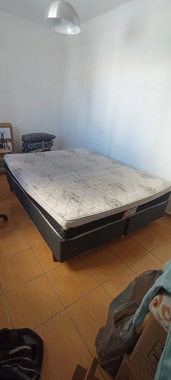 Cama Queen Bipartida com Colchão
