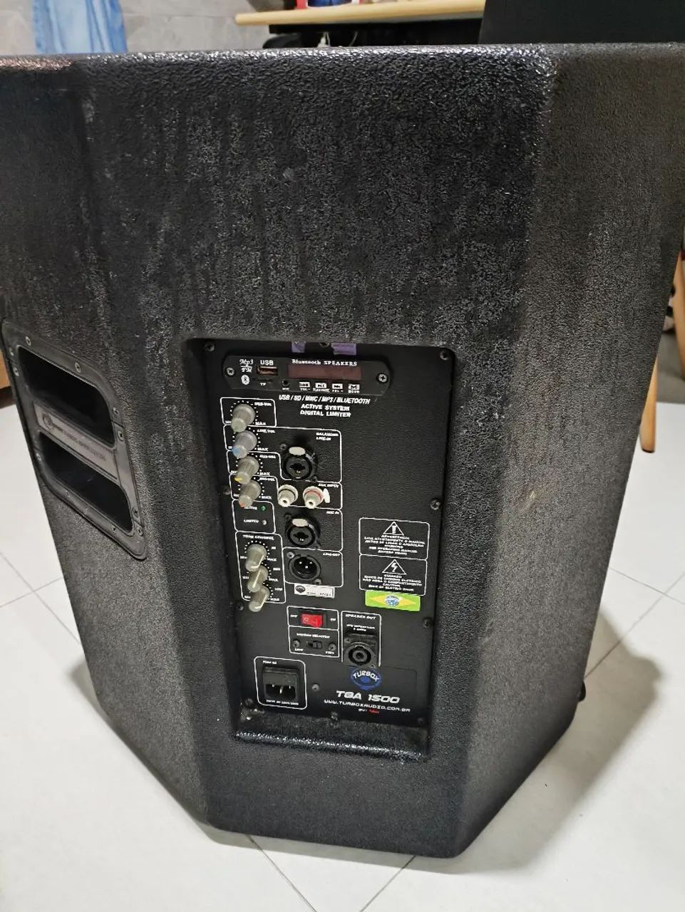 CAIXA DE SOM ATIVA TURBOX JBL 15 POLEGADAS BLUETOOTH + FM + BIVOLT<br>+ BLUETOOTH+FM+BIVOLT - Foto 3