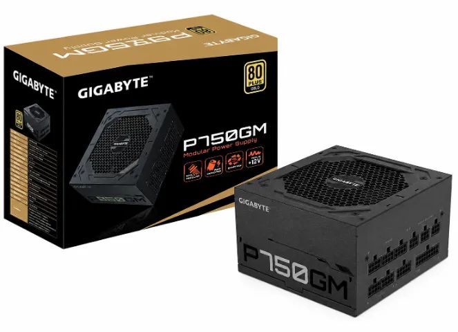 Fonte Gigabyte P750gm 750w 80 Plus Gold Full Modular 