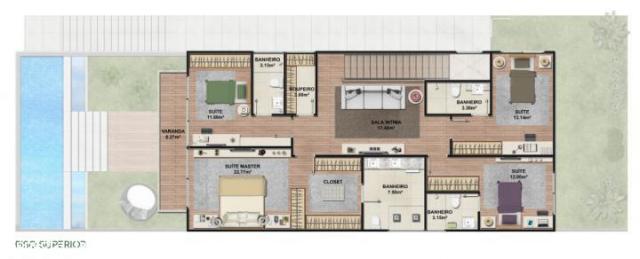Casa para venda em vitória, mata da praia, 4 dormitórios, 4 suítes, 6 banheiros, 3 vagas - Foto 17