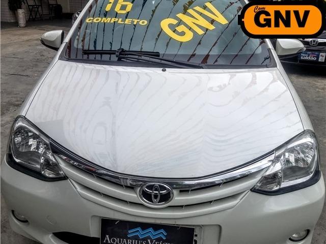 Etios sedan 1.5 xls flex - gnv - completo - 60 mil km - ( otimo uber ) novo