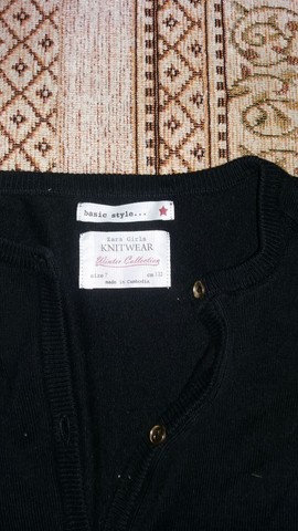 Blusa Zara girls Basic feminina infantil - Foto 2