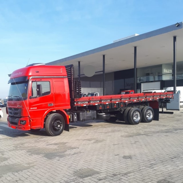 M.BENZ ATEGO 2430, 6X2, ANO 2019, AUTOMÁTICO, 300MIL KM, ÚNICO DONO