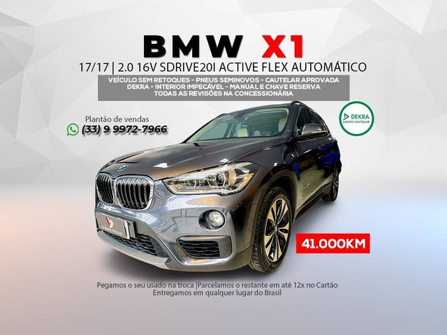 X1 2017/2017 2.0 16V TURBO ACTIVEFLEX SDRIVE20I 4P AUTOMÁTICO