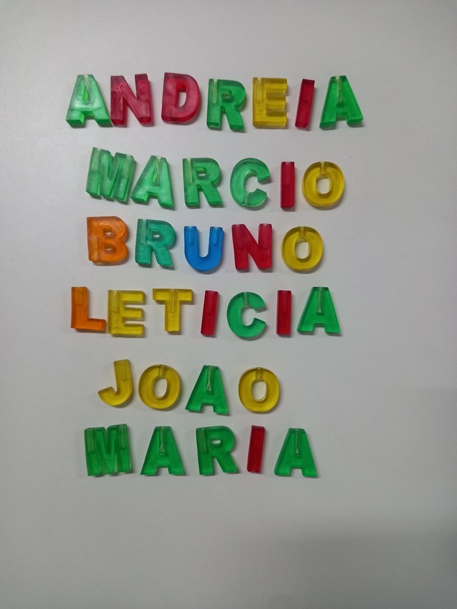 24 Letras para artesanato chaveiros brindes imãs leds apliques e muito mais - Foto 3