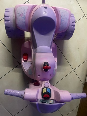 Moto Elétrica Infantil Princesas Disney - Foto 4