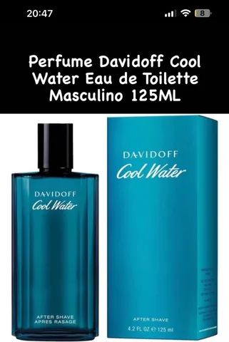 Davidoff Cool Water Eau de Toilette 125ml : : Beleza