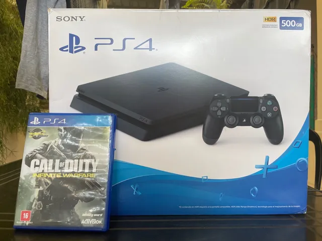 Playstation 4 slim uncharted 4 lacrado 500gb