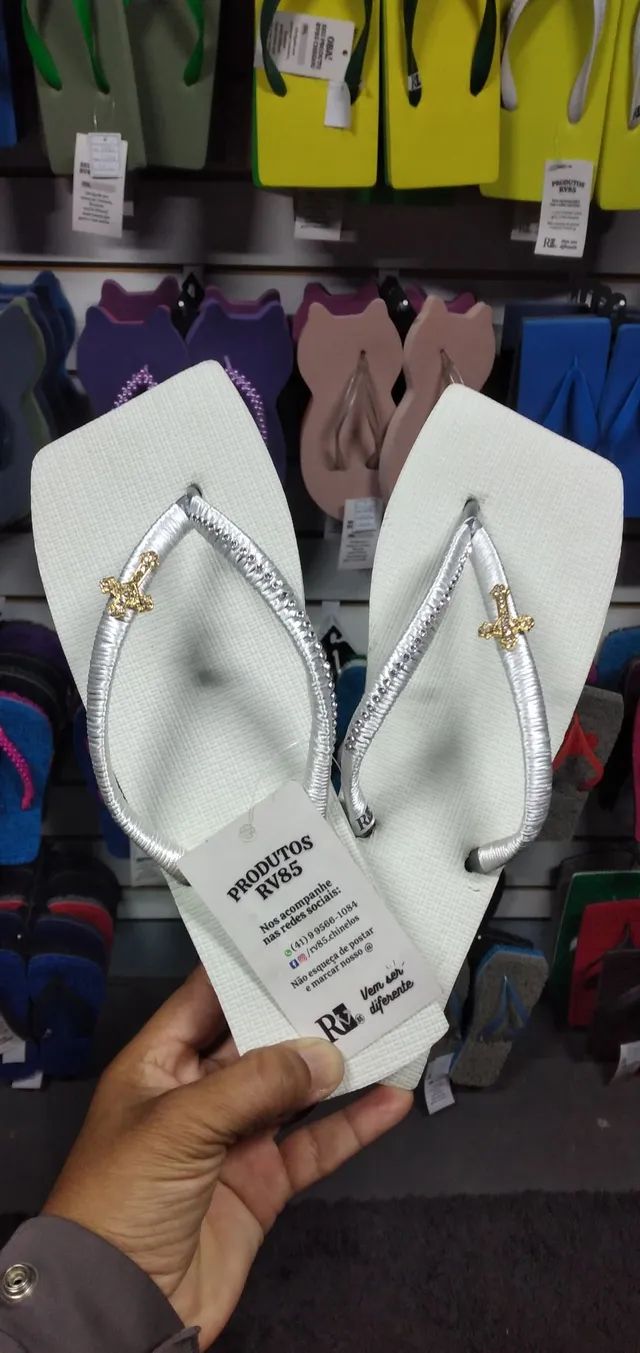Chinelo Decorados enfeites 