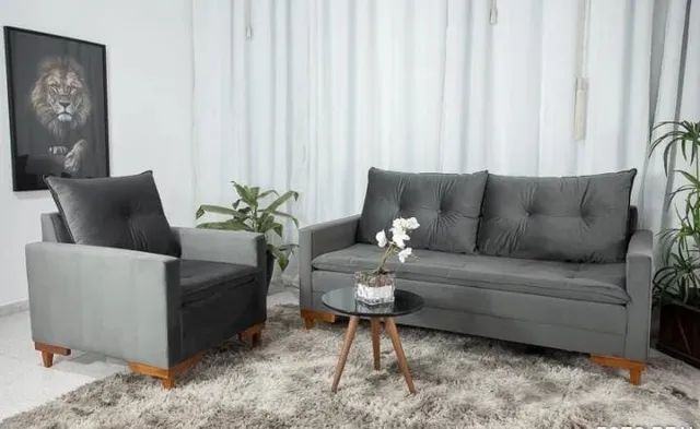 Sofa Living com Poltrona Inglaterra p765 - Foto 3