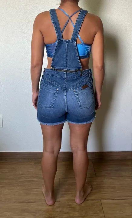 Macacão Jeans Feminino - Foto 3