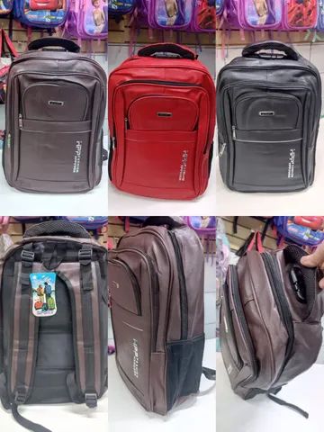 MOCHILA REFORÇADA COM SUPORTE PRA NOTEBOOK E SENHA(Lojatemdtudoslz)