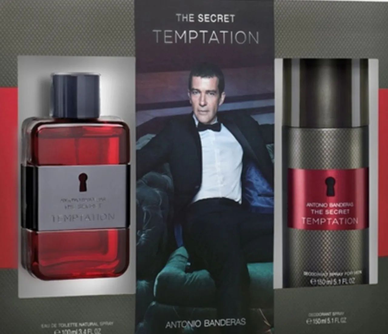 KIT COFFRET THE SECRET TEMPTATION PERFUME E DESODORANTE  250ML - Foto 2