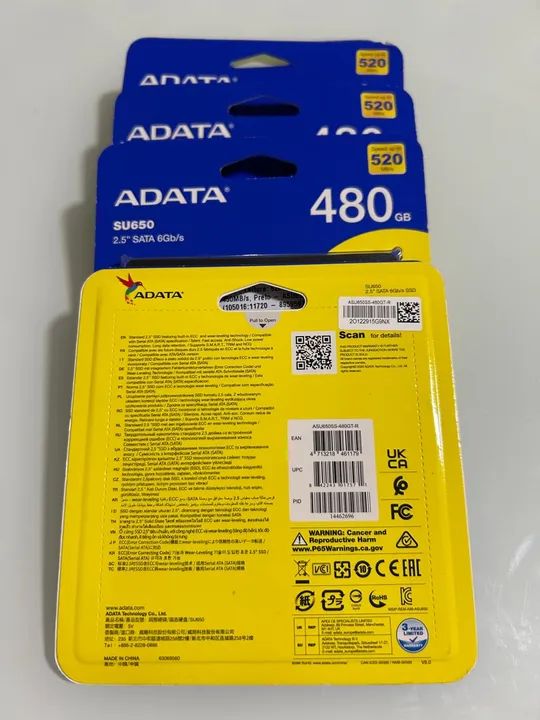 [Lacrado] SSD ADATA SU650 480GB SATA 6Gb/s - Foto 2