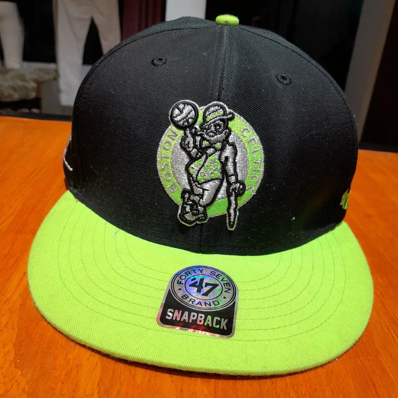 Boné New Era Original Aba Reta Snapback Nba Boston Celtics