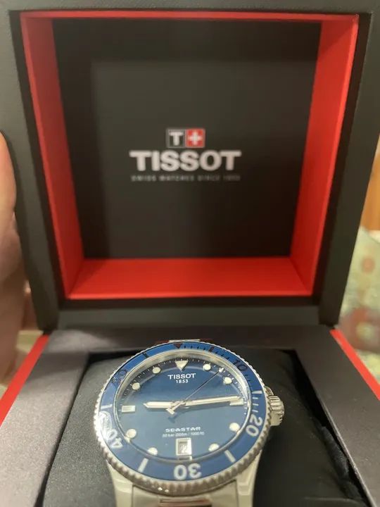 Tissot Seastar 40mm quartz original com caixa e certificado  - Foto 5