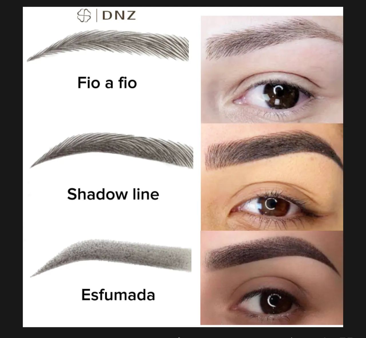 Micropigmentação de sobrancelhas 