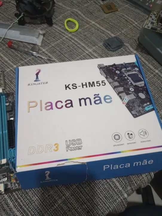 Placa mãe KS-HM55 da Kingster DDR3 - Foto 4