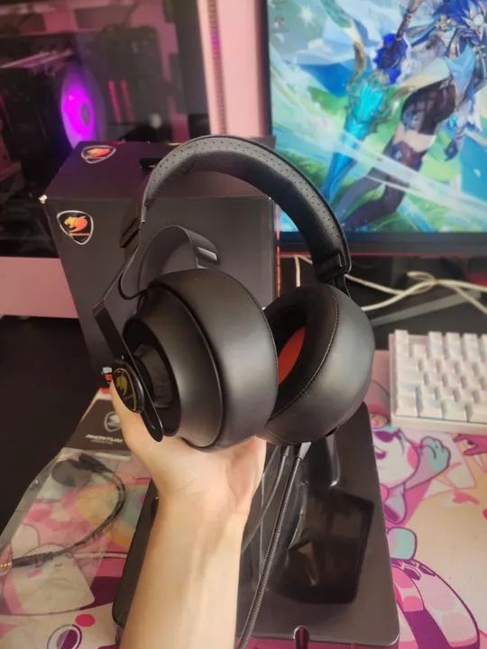 Headset Gamer Cougar Phontum Essential Black