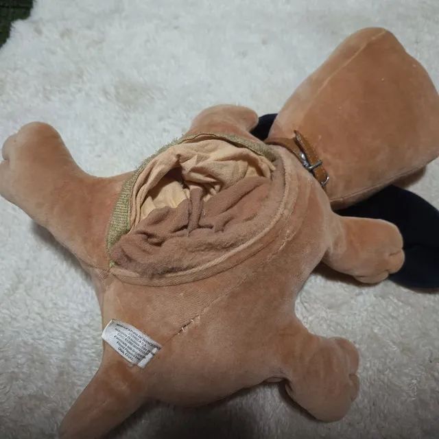 Pelúcia 45cm Cachorro Snif Snif Mamãe Os Filhotes Estrela Anos 80<br> - Foto 2