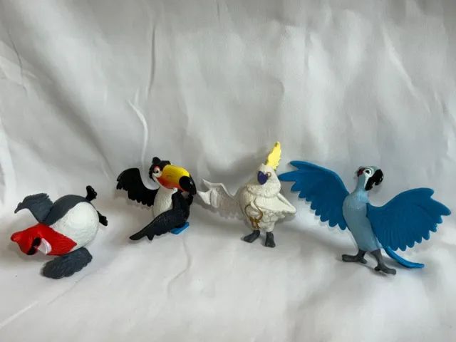4 Bonecos Rio Mc Donalds 