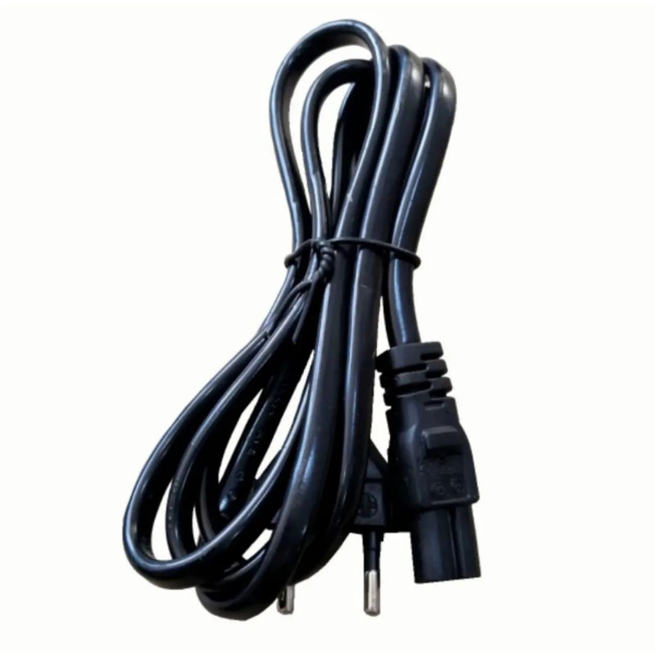 Cabo força Bipolar Padrão Rádio, TV, Vídeo Game, PS2, Som - 2 Pinos 10A Cabo de Energia - Foto 3